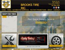 Tablet Screenshot of brookstire.net